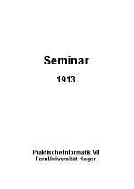 Deckblatt Seminar 1913